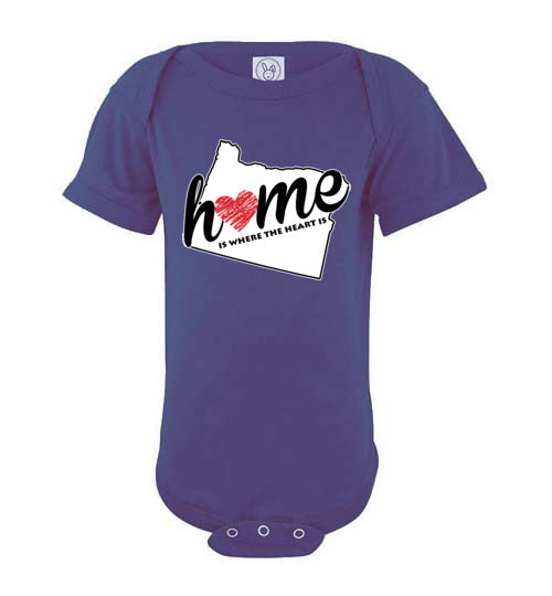 Oregon Home. Infant. SS Onesie