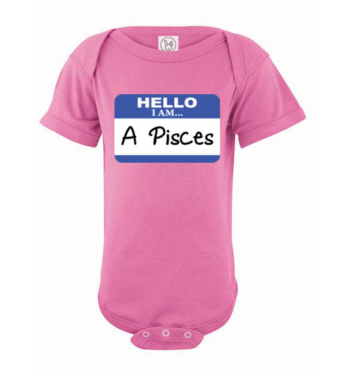 A Pisces. Infant. SS Onesie