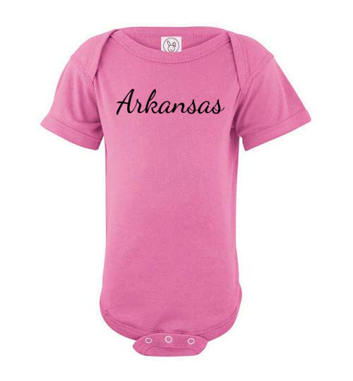 Arkansas. Infant. SS Onesie