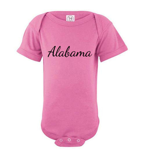 Alabama. Infant. SS Onesie