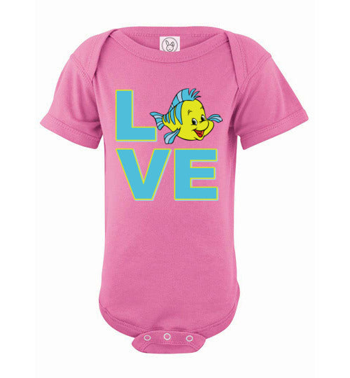 Love Flounder. Infant. SS Onesie