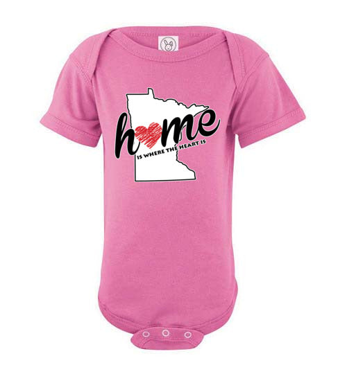 Minnesota Home. Infant. SS Onesie