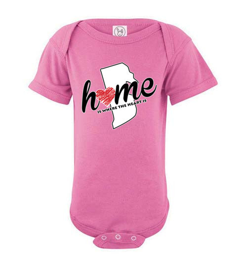 Rhode Island Home. Infant. SS Onesies