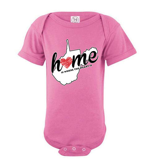 West Virginia Home. Infant. SS Onesie