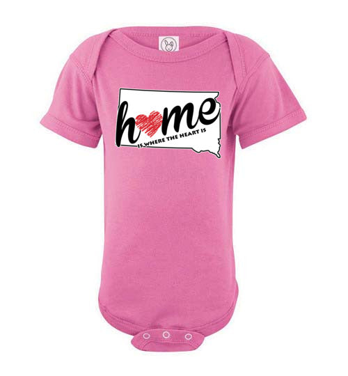 South Dakota Home. Infant. SS Onesie