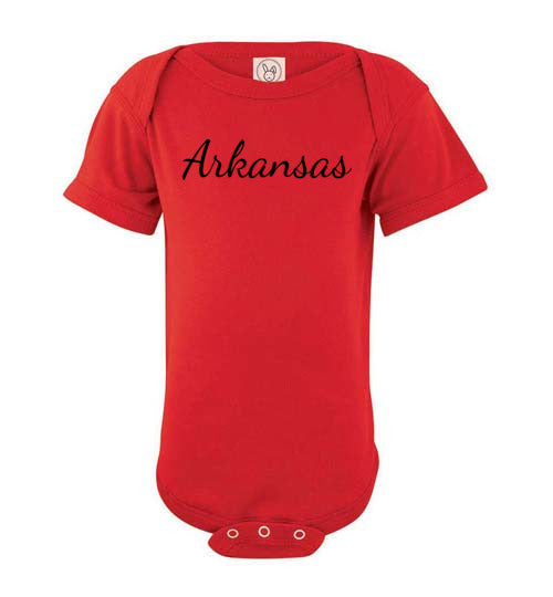 Arkansas. Infant. SS Onesie