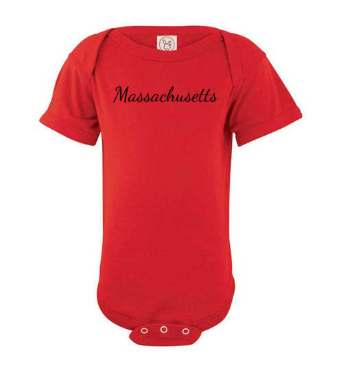 Massachusetts. Infant. SS Onesie