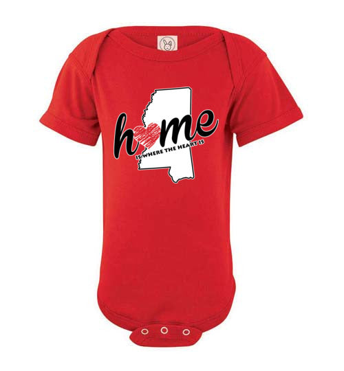 Mississippi Home. Infant. SS Onesie