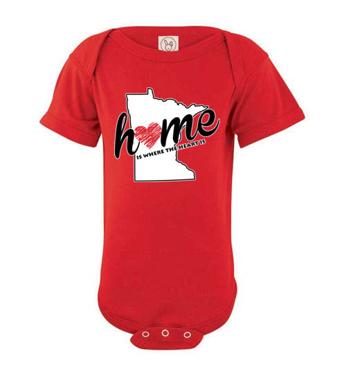 Minnesota Home. Infant. SS Onesie