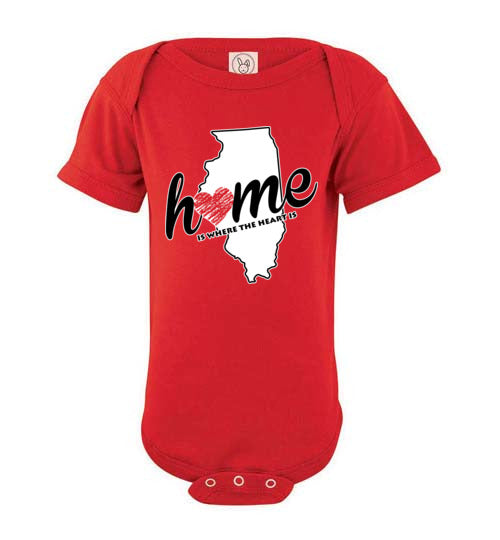 Illinois Home. Infant. SS Onesie