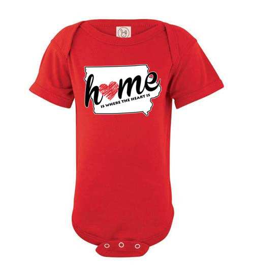 Iowa Home. Infant. SS Onesie