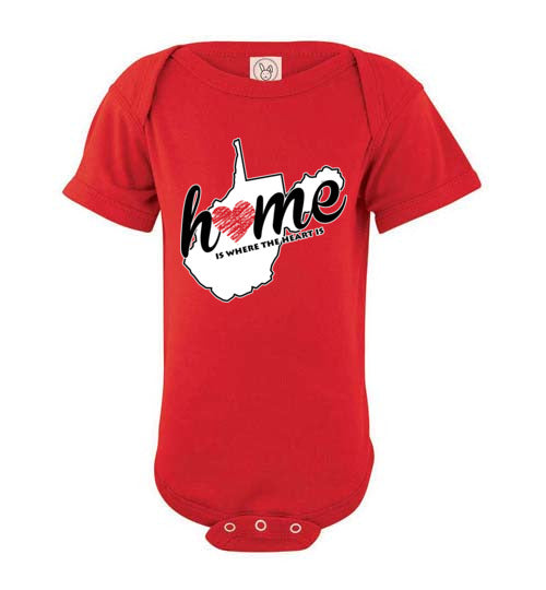 West Virginia Home. Infant. SS Onesie