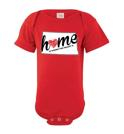 North Dakota Home. Infant. SS Onesie