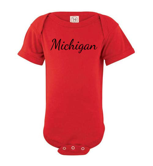 Michigan. Infant. SS Onesie
