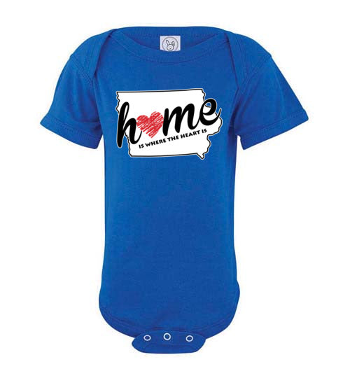 Iowa Home. Infant. SS Onesie