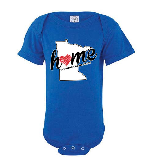 Minnesota Home. Infant. SS Onesie