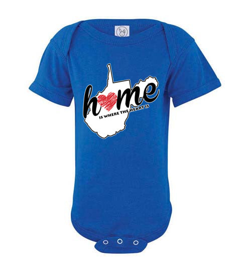 West Virginia Home. Infant. SS Onesie