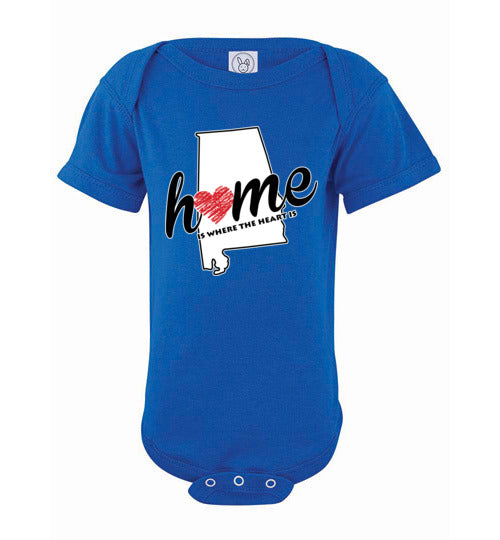 Alabama Home. Infant. SS Onesie