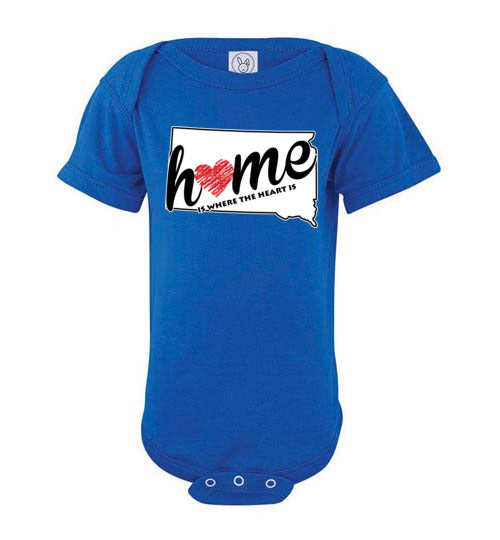 South Dakota Home. Infant. SS Onesie