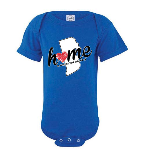 Rhode Island Home. Infant. SS Onesies