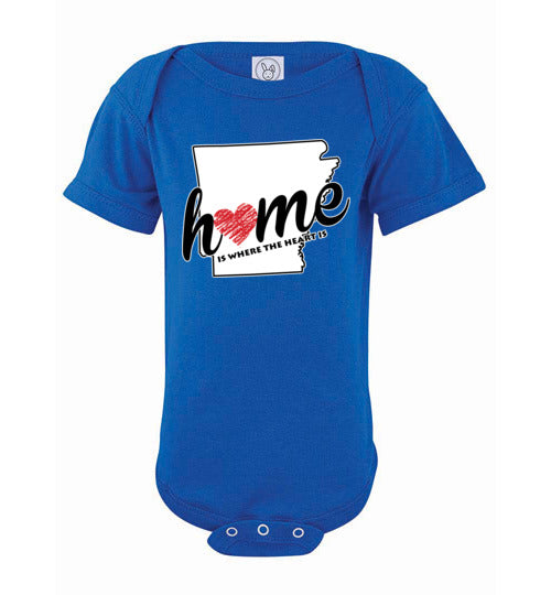 Arkansas Home. Infant. SS Onesie