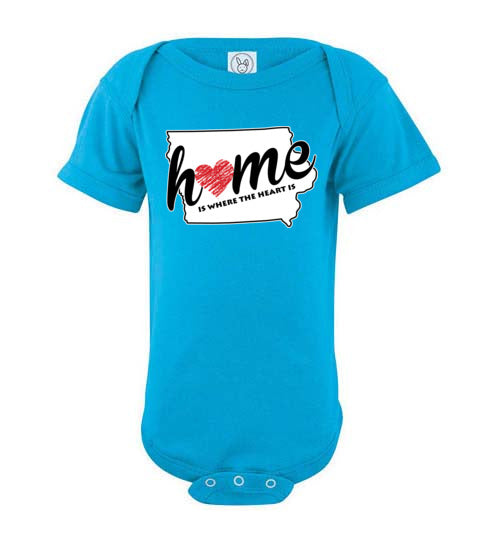 Iowa Home. Infant. SS Onesie