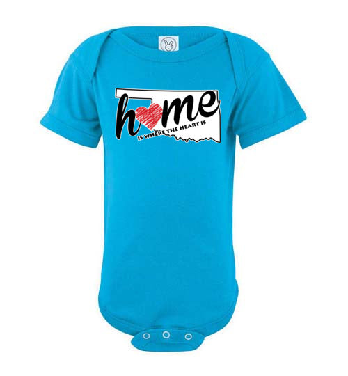 Oklahoma Home. Infant. SS Onesie