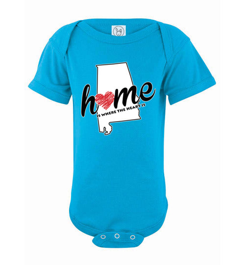 Alabama Home. Infant. SS Onesie