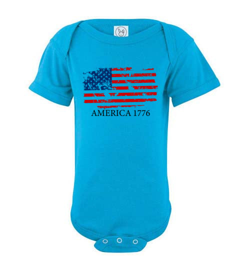 America 1776. Infant. SS Onesie