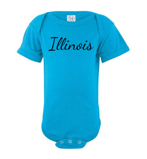 Illinois. Infant. SS Onesie