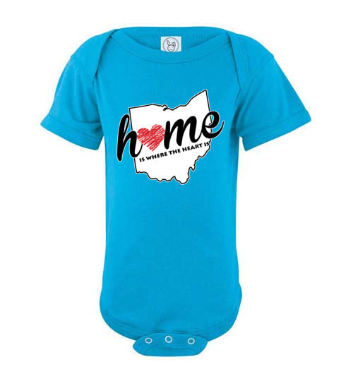 Ohio Home. Infant. SS Onesie