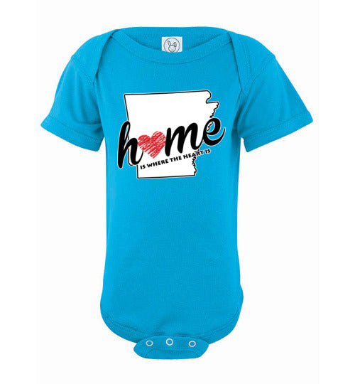 Arkansas Home. Infant. SS Onesie