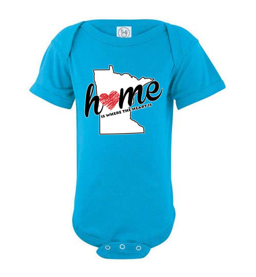 Minnesota Home. Infant. SS Onesie