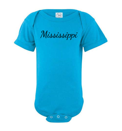 Mississippi. Infant. SS Onesie