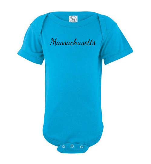 Massachusetts. Infant. SS Onesie