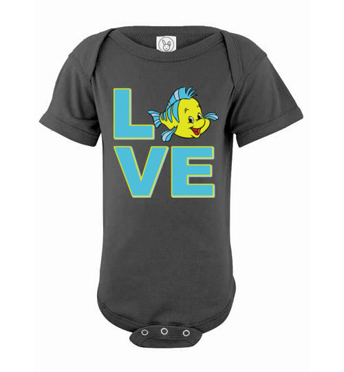Love Flounder. Infant. SS Onesie