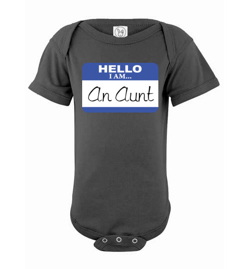 An Aunt. Infant. SS Onesie