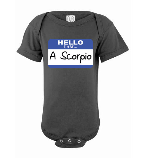 A Scorpio. Infant. SS Onesie