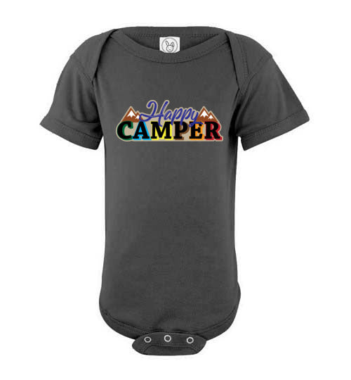 Happy Camper. Infant. SS Onesie