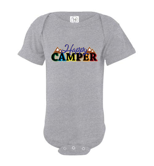 Happy Camper. Infant. SS Onesie
