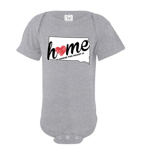 South Dakota Home. Infant. SS Onesie