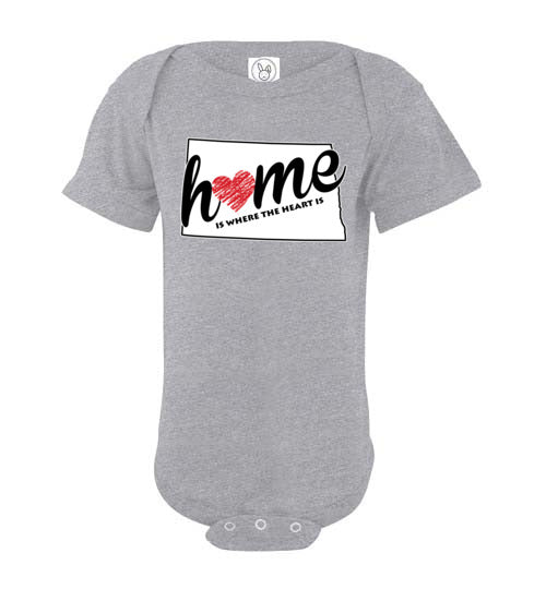 North Dakota Home. Infant. SS Onesie