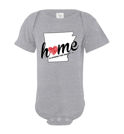 Arkansas Home. Infant. SS Onesie