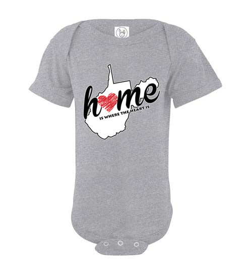 West Virginia Home. Infant. SS Onesie