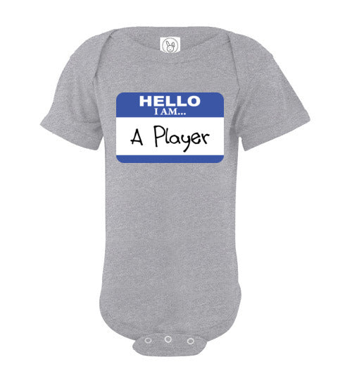 A Player. Infant. SS Onesie
