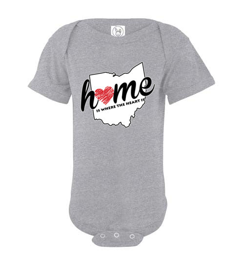 Ohio Home. Infant. SS Onesie