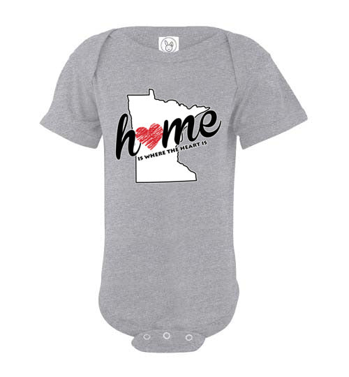 Minnesota Home. Infant. SS Onesie