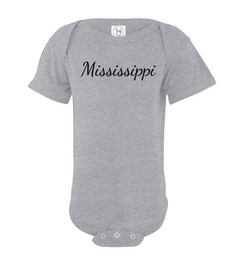 Mississippi. Infant. SS Onesie