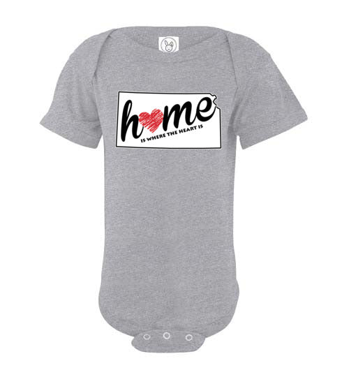 Kansas Home. Infant. SS Onesie