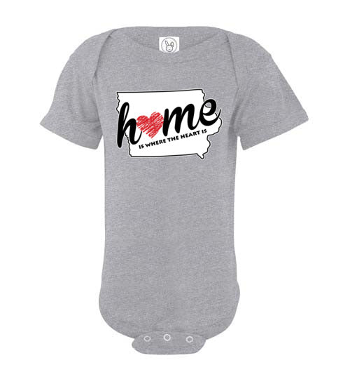 Iowa Home. Infant. SS Onesie